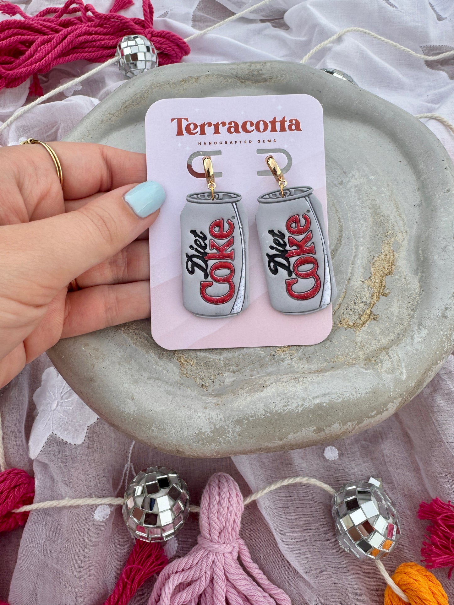 Diet Coke Earring