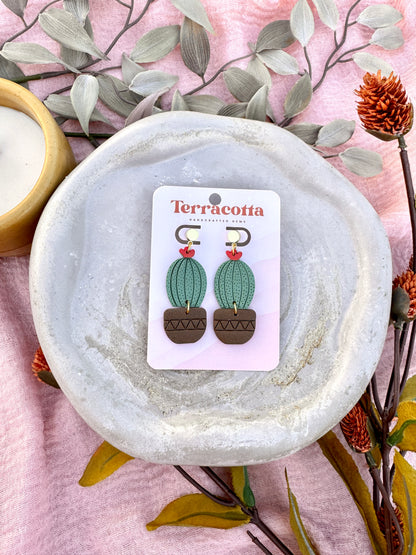 Cactus Plant Earrings