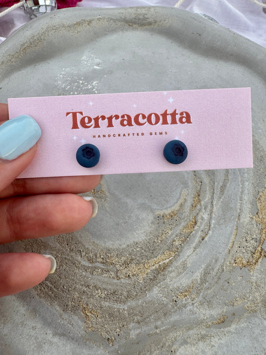 Blueberry Stud Earrings