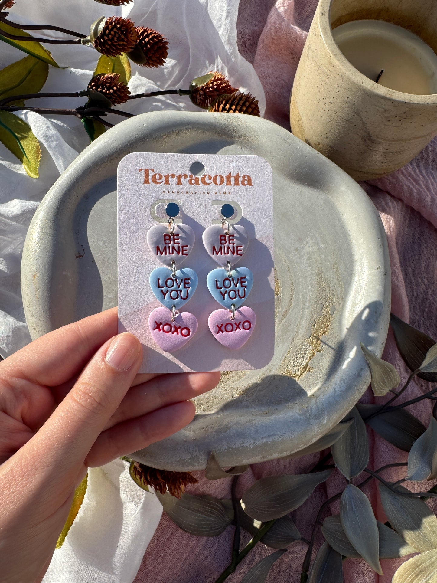 Conversation Heart Dangles