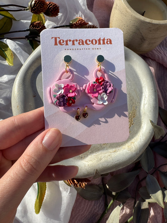 Heart Teapot Dangles