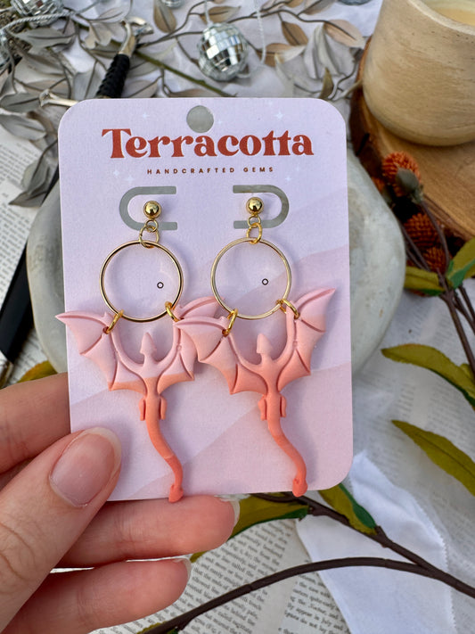 Ombre Dragon Dangles