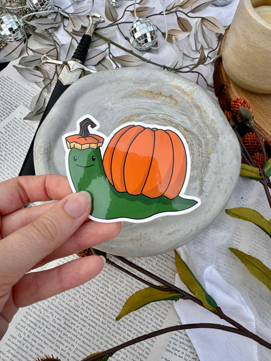 Pumpkin Snail Sticker